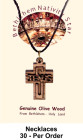 JESUS Cross Necklaces 1 Inch (Bulk priced)