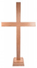 Large 6'4" Standing Oak Cross