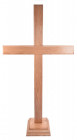 Large 6'4“ Standing Oak Cross