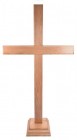 Large 8'4“ Standing Red Oak Cross