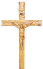 Large Carved Wall Crucifix 29 Inches