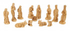 Large Olivewood Nativity Figurine Set | 15 Pieces | 7.75 Inches