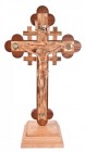 Large Standing Hand Carved Roman Crucifix Four Feet Tall