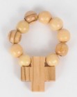 Olive Wood Finger Rosaries (5 @ $2.00 Each, Also Priced in Bulk Quantities)