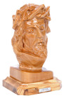 Olive Wood Statue Jesus Wearing the Crown of Thorns 5.5 Inches