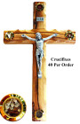 Wholesale Small 4.5“ Wall Crucifixes with Relics