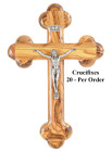 Wholesale 8.5 Inch Wooden Wall Crucifixes