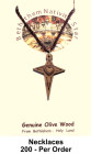 Wholesale Star of Bethlehem Cross Necklaces 1 Inch