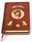 Wooden Cover Bible with Holy Land Frankincense