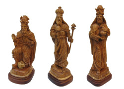 3 Large Olive Wood Wise Men [HLT231517WM]