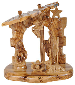 Holy Family Nativity Scene Statue 9 Inches Tall [HLT212313F]