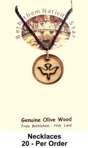 Holy Spirit Dove Necklaces 1 Inch Bulk discounts [Necklaces6A]