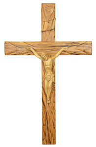 Large 20 Inch Carved Wall Crucifix [HLT141015]