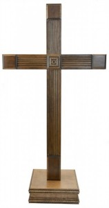 Large 4 Foot 4 Inch Standing Contemporary Cross [HLT2009]