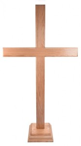 Large 8'4“ Standing Red Oak Cross [HLT739]