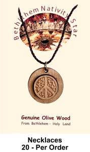 Peace Sign Necklaces 1 Inch Bulk quantity [Necklaces19A]