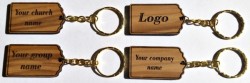 Wholesale Personalized Engraved Olive Wood Key Chains [HLT5001]
