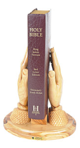 Praying Hands with Bible Statue 10 Inches Tall [HLT251313]