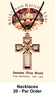 Unique Wooden Celtic Cross Necklaces 1.5 Inch Bulk Price [Necklaces31A]