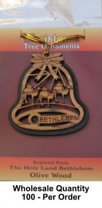 Wholesale 3 Camels Olivewood Christmas Ornaments [Ornament601806BW]