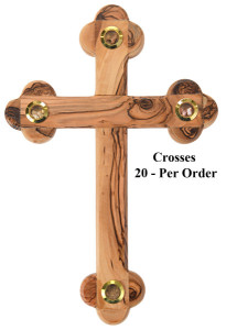Varnished & Burnt Wood Cross-9H at discount & wholesale prices.
