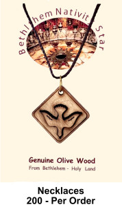 Wholesale Holy Spirit Dove Necklaces 1 Inch [Necklaces18BW]