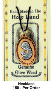 Wholesale Modern Madonna and Child Necklaces 1.5 Inches [Necklaces105BW]