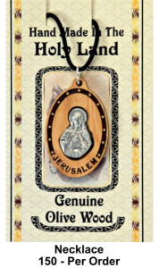 Wholesale Sacred Heart of Jesus Necklaces 1.5 Inch [Necklaces112BW]