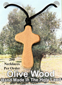 Wholesale Small Comfort Crosses Necklaces 1.5 Inches [Necklaces100BW]