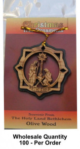 Wholesale Star Shape Nativity Scene Christmas Ornaments [Ornament601803BW]