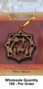 Wholesale Wise Men Olivewood Christmas Ornaments [Ornament601805BW]